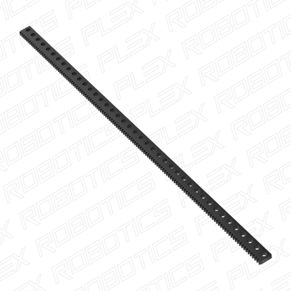 Acetal MOD 0.8 Gear Rack (131 Tooth, 41 Hole)