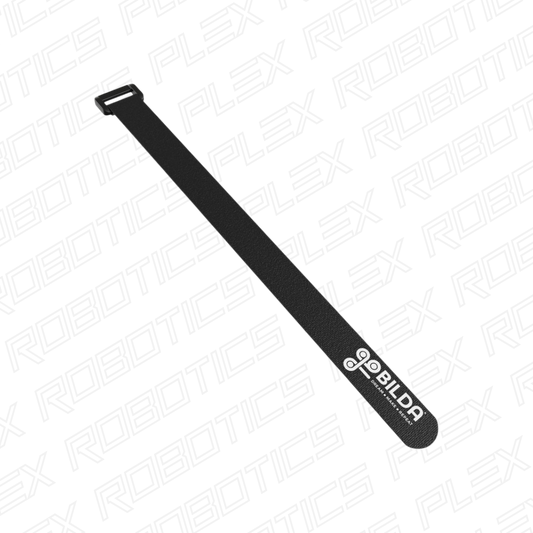 goBILDA® Hook & Loop Cinch-Strap (20mm Width x 250mm Length) - 4 Pack