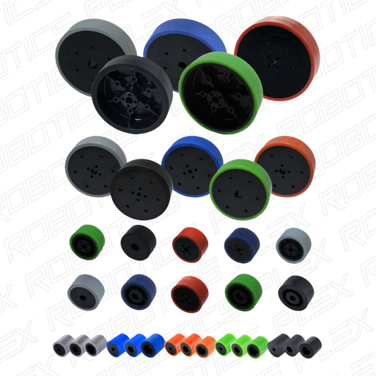 AndyMark Stealth and Sushi Wheels