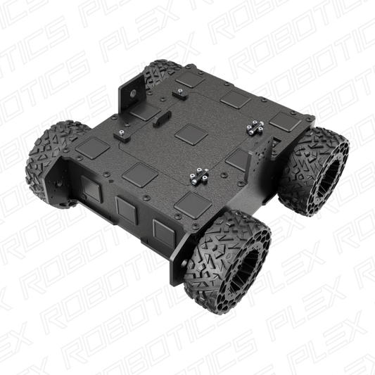 Overlander-4 All-Terrain Robot Platform (25lb Payload, 3.8mph) (Without Battery & Charger)