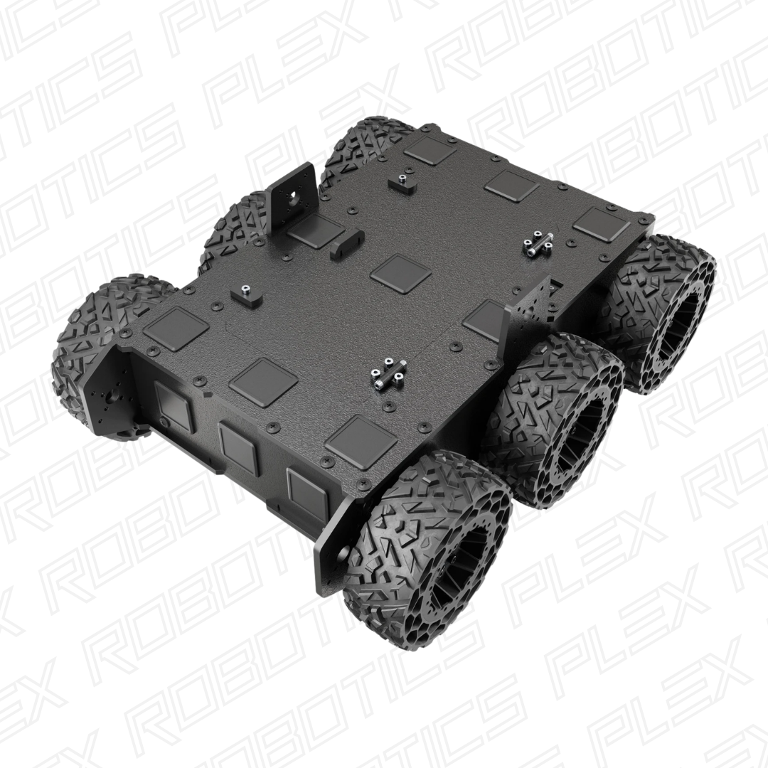Overlander-6 All-Terrain Robot Platform (25lb Payload, 3.8mph) (Without Battery & Charger)