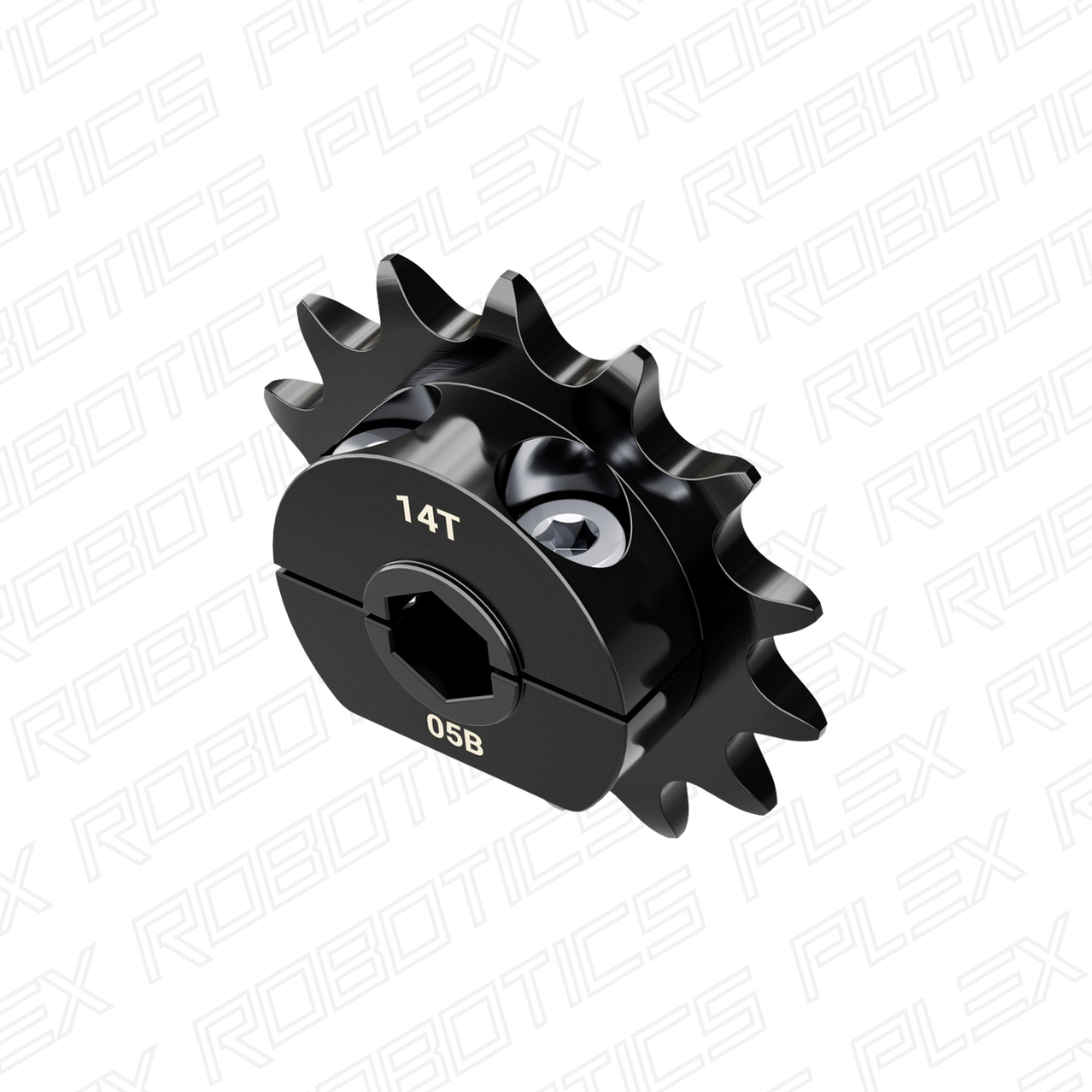 8mm Pitch Steel Clamping Sprocket (8mm REX™ Bore, 14 Tooth)