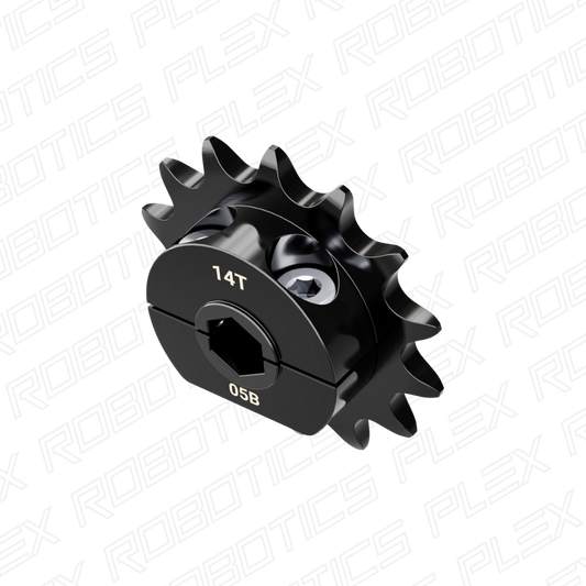 8mm Pitch Steel Clamping Sprocket (8mm REX™ Bore, 14 Tooth)