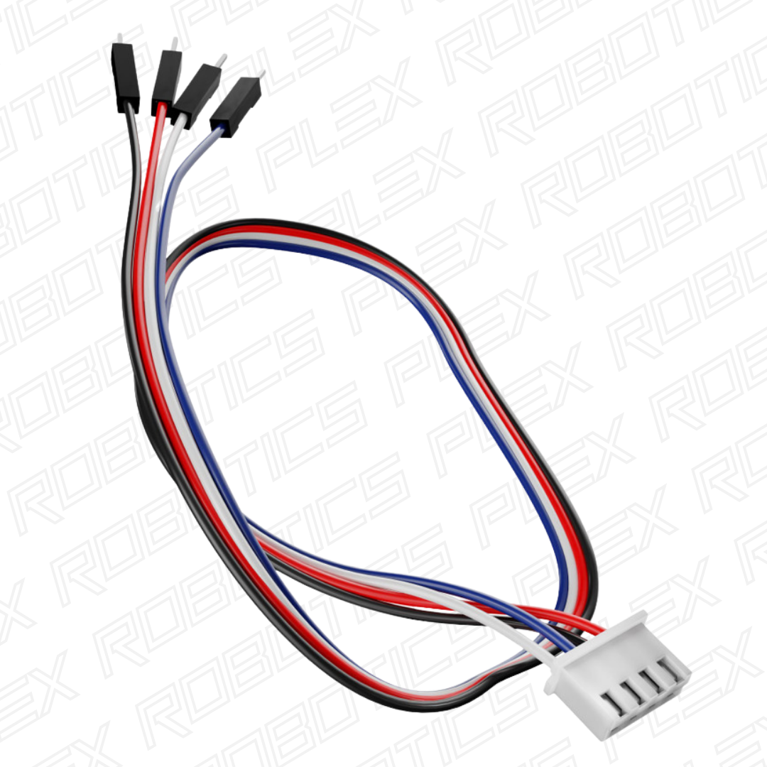 Encoder Breakout Cable (4-Pos JST XH [MH-FC] to 4 x 1-Pos TJC8 [FH-MC], 300mm Length)