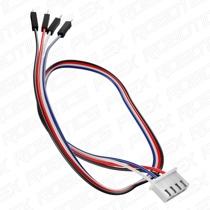 Encoder Breakout Cable (4-Pos JST XH [MH-FC] to 4 x 1-Pos TJC8 [FH-MC], 300mm Length)