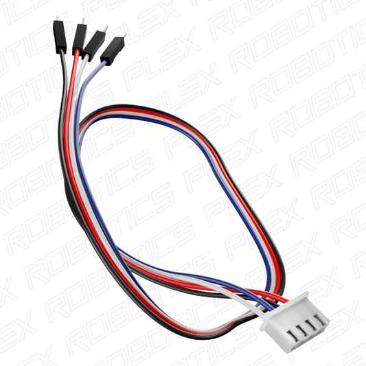Encoder Breakout Cable (4-Pos JST XH [MH-FC] to 4 x 1-Pos TJC8 [FH-MC], 300mm Length)