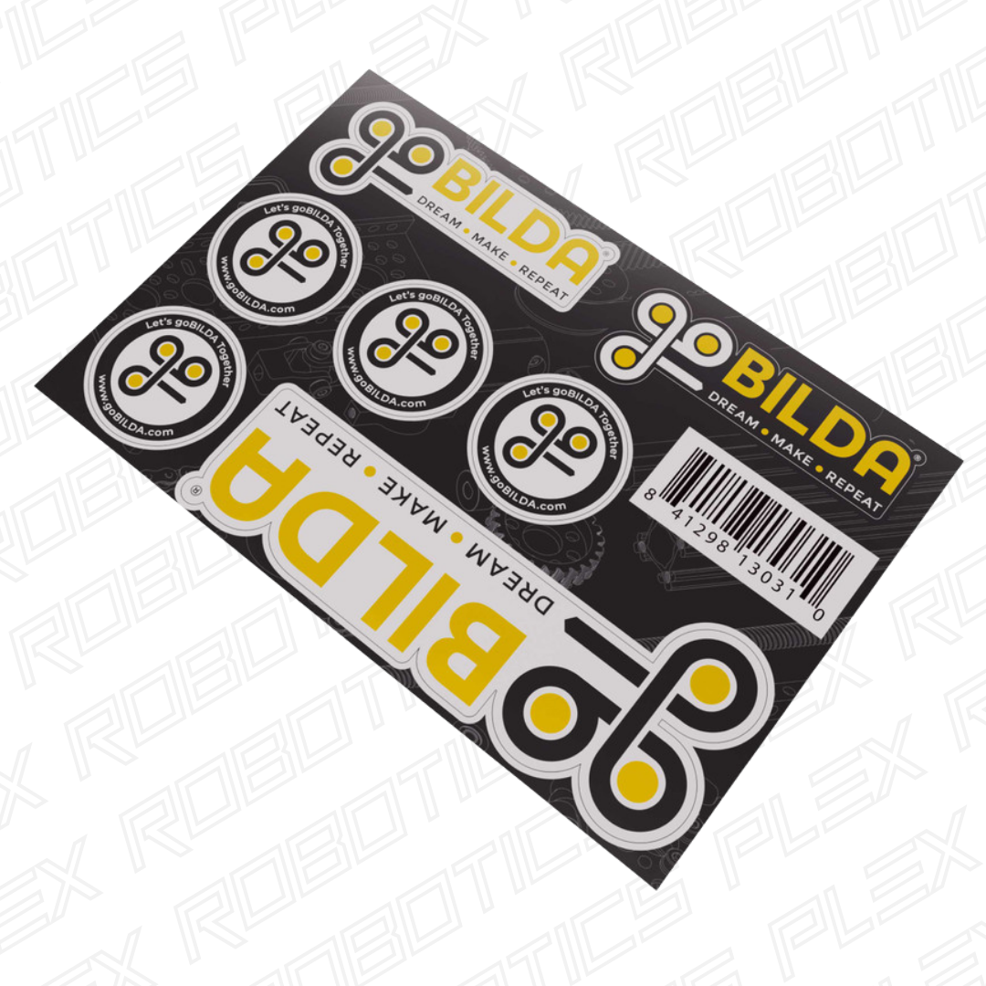 goBILDA Sticker Sheet