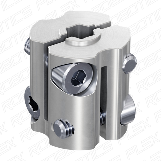4007 Series Hyper Coupler (6mm D-Bore to 5mm Hex Bore)