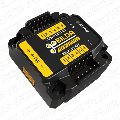 6V Servo Power Injector (6 Channel, 8-15V Input)