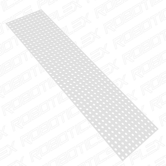 Clear Polycarbonate Grid Plate (1.5mm Thickness, 11 x 44 Hole, 88 x 352mm)