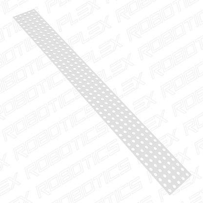 Clear Polycarbonate Grid Plate (1.5mm Thickness, 5 x 44 Hole, 40 x 352mm)