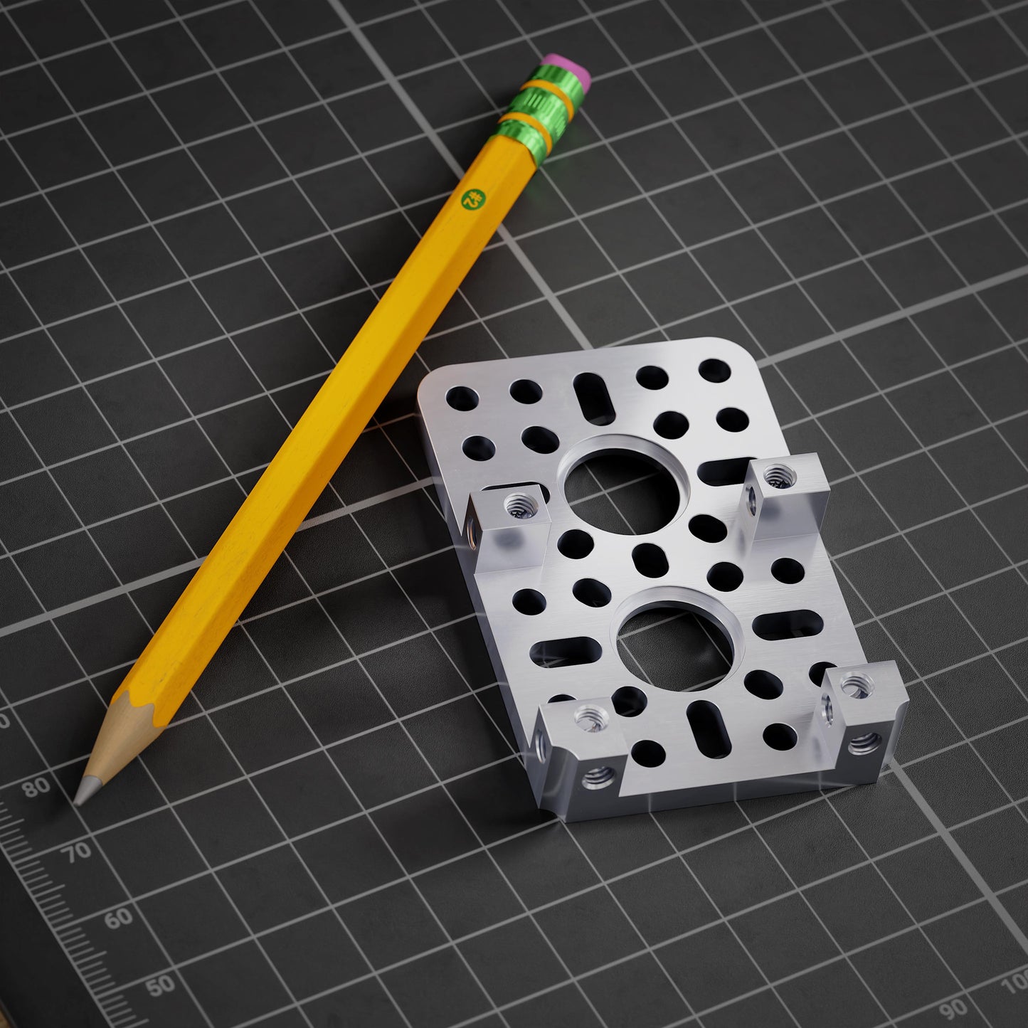 1201 Series Quad Block Pattern Mount (43-4)