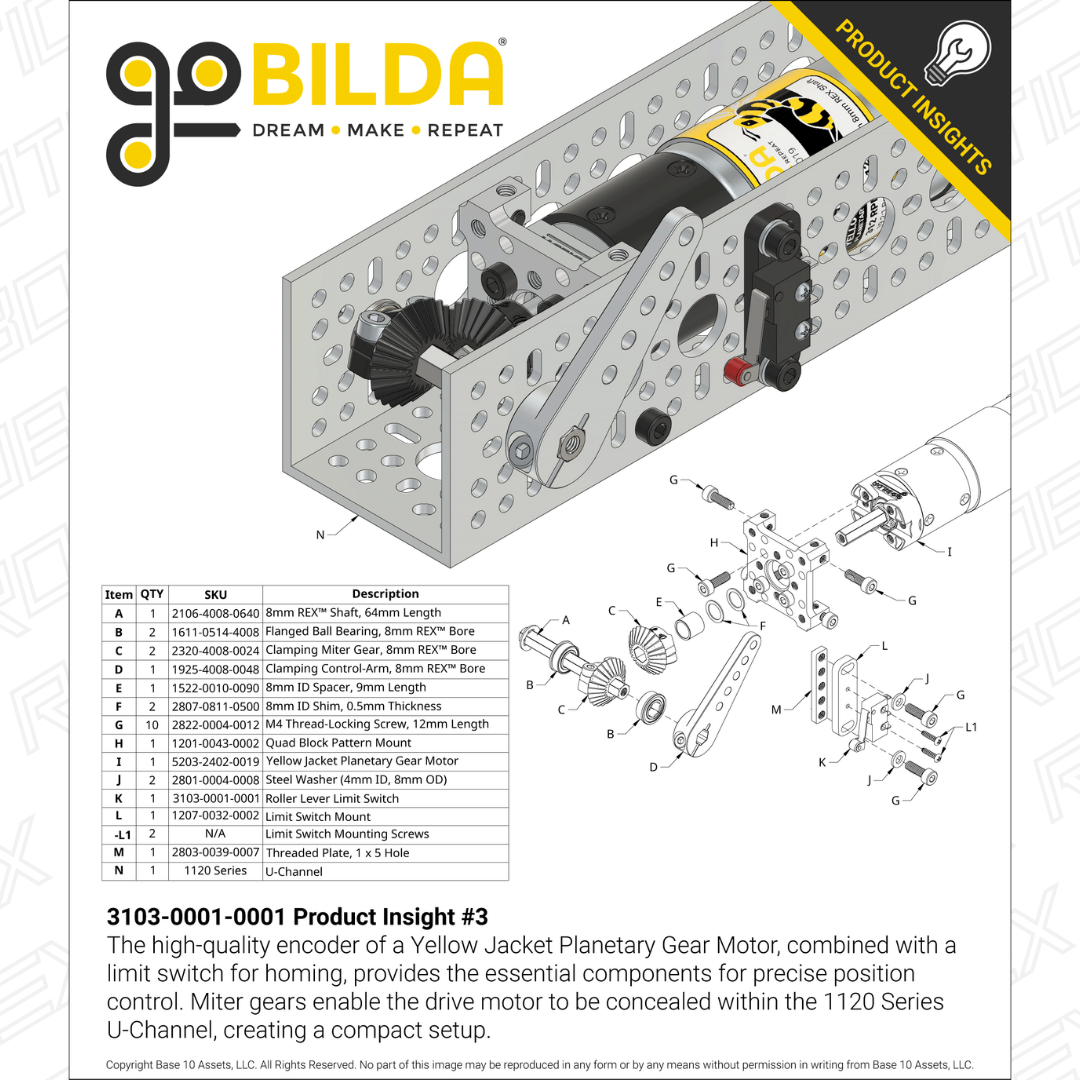 Micro Limit Switch - 2 Pack