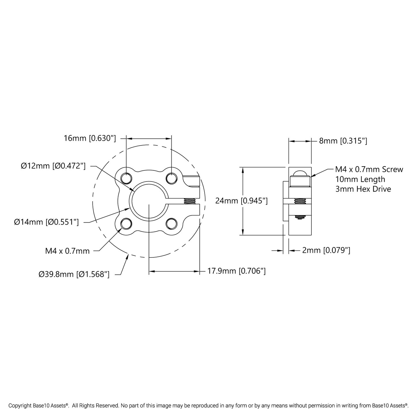 1301 Series Clamping Hub