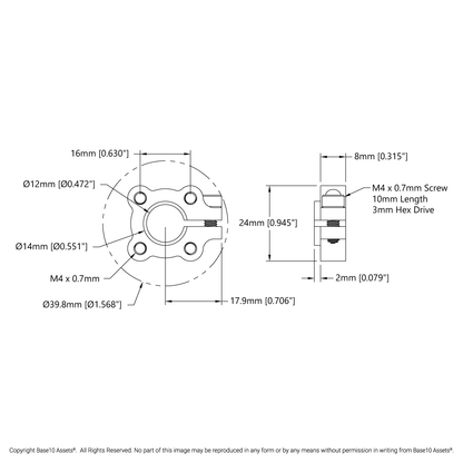 1301 Series Clamping Hub