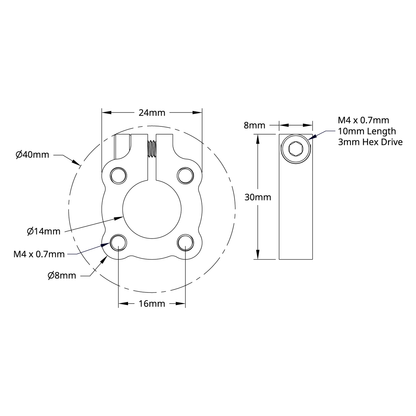 1301 Series Clamping Hub