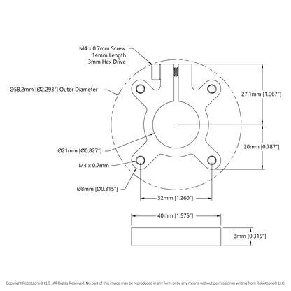 1302 Series Clamping Hub