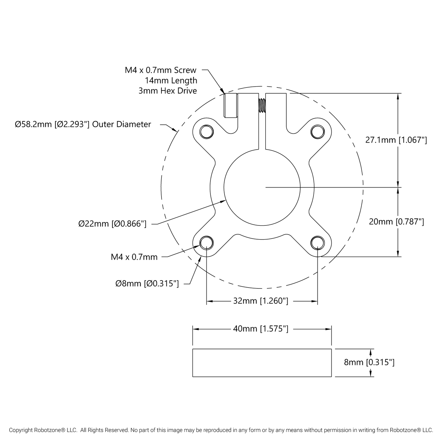 1302 Series Clamping Hub