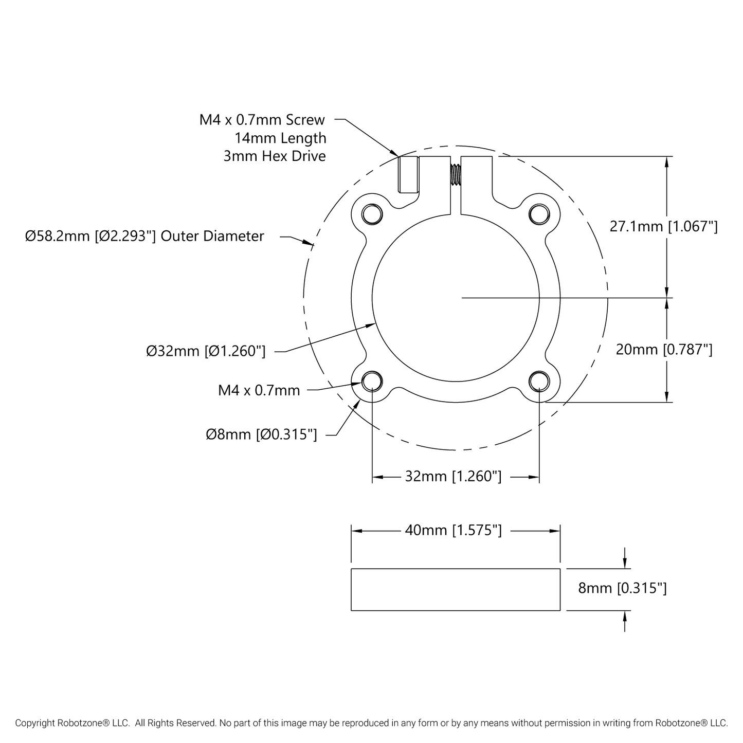 1302 Series Clamping Hub