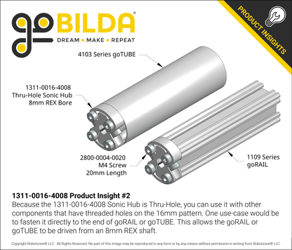 1311 Series Thru-Hole Sonic Hub