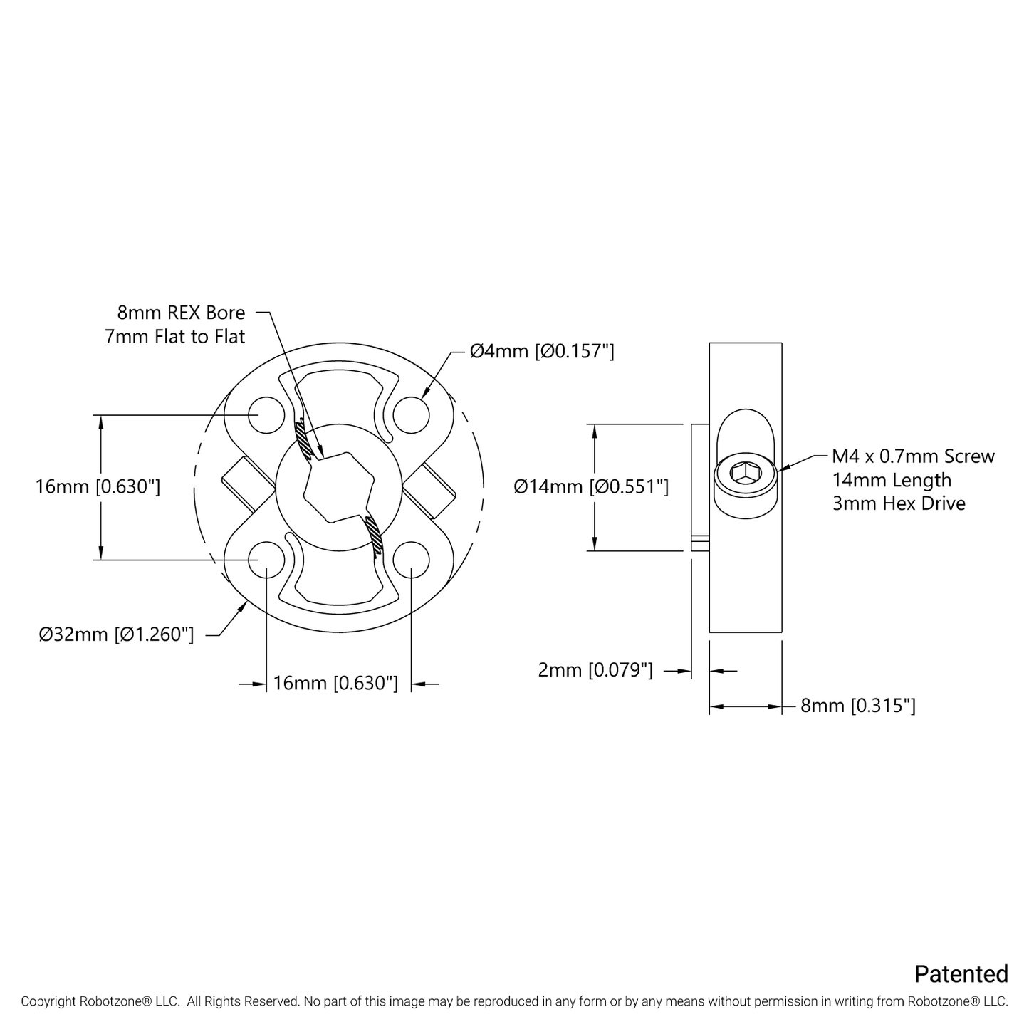 1311 Series Thru-Hole Sonic Hub