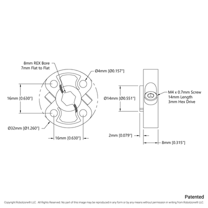 1311 Series Thru-Hole Sonic Hub
