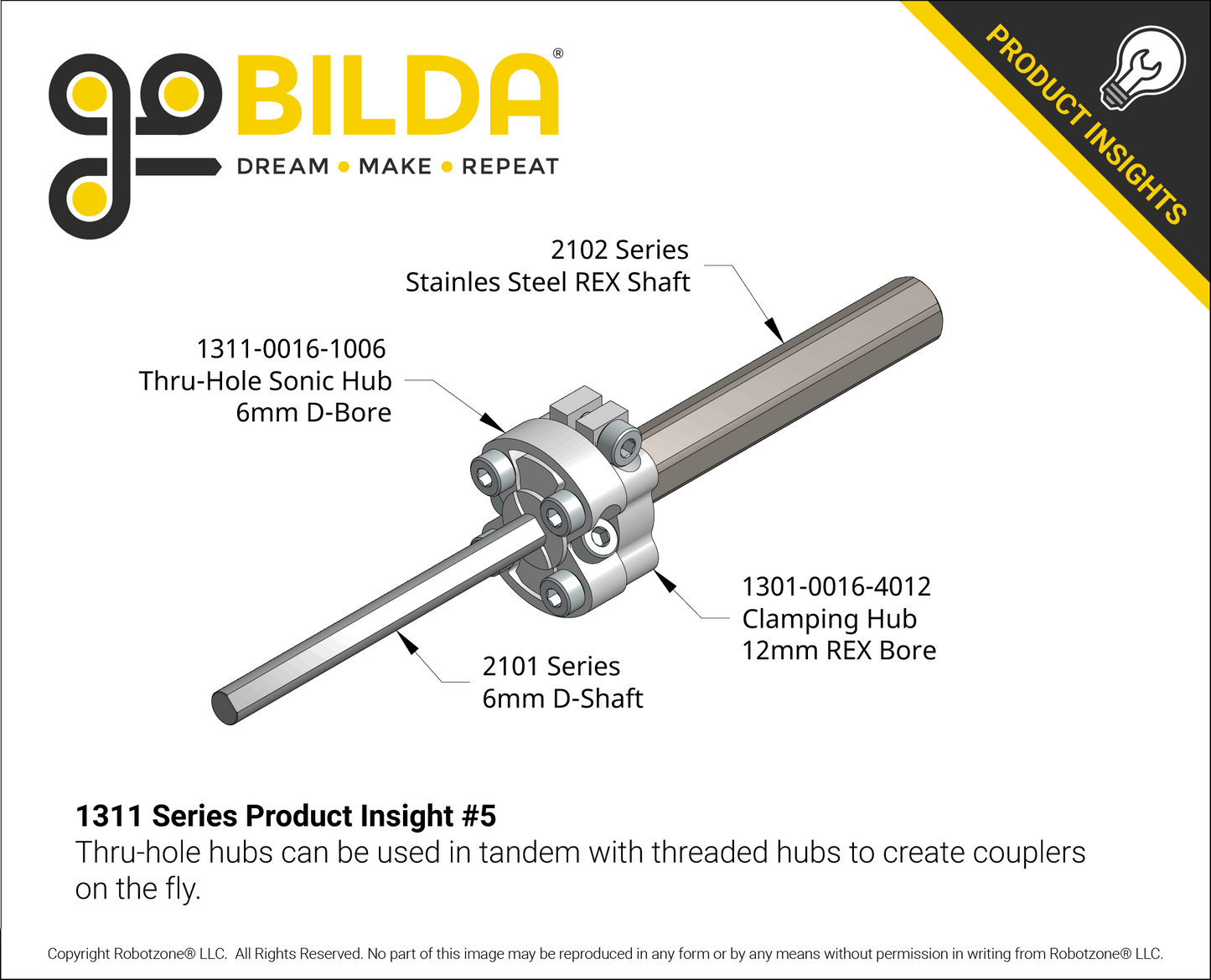 1311 Series Thru-Hole Sonic Hub