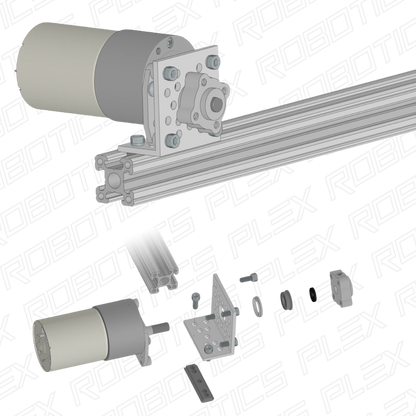 20 RPM Precision Spur Gear Motor