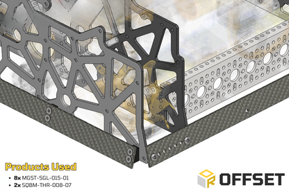 Offset Angled Mounting Block Bundle (56 pack)