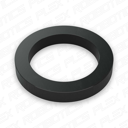 1500 Series Plastic Spacer (5mm ID x 7mm OD, 1mm Thickness) - 12 Pack