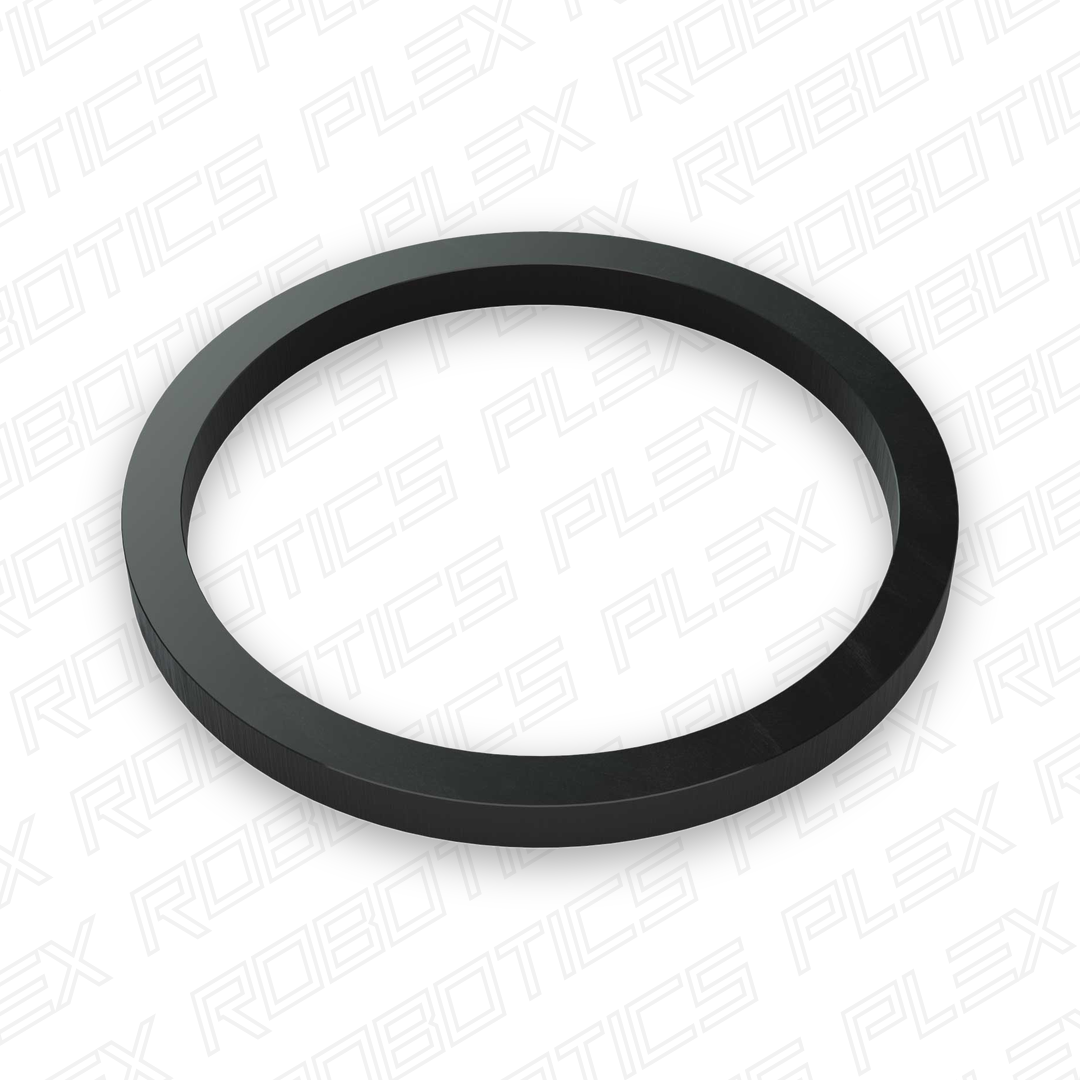 1500 Series Plastic Spacer (12mm ID x 14mm OD, 1mm Thickness) - 12 Pack