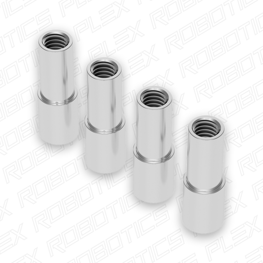 1503 Series M4 x 0.7mm Shoulder Standoff (5-6mm OD, 10-8mm Length) - 4 Pack