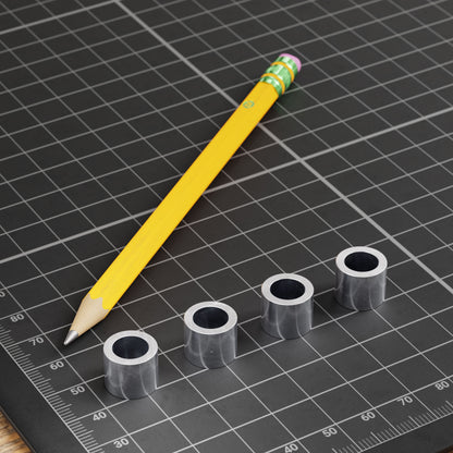 8mm ID Steel Spacer (12mm OD, 10mm Length) - 4 Pack