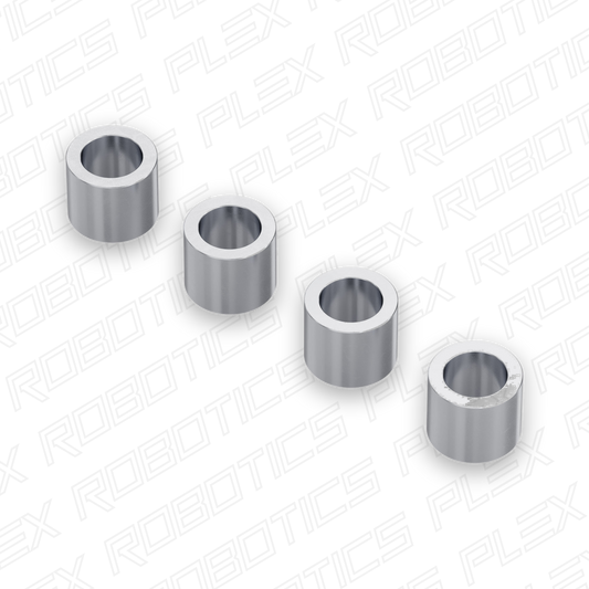 8mm ID Steel Spacer (12mm OD, 10mm Length) - 4 Pack