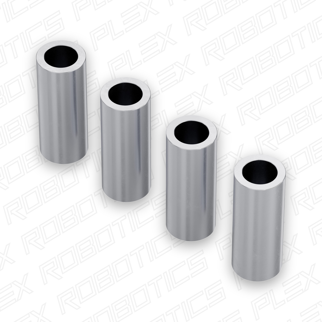 8mm ID Steel Spacer (12mm OD, 30mm Length) - 4 Pack