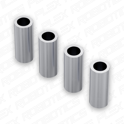 8mm ID Steel Spacer (12mm OD, 30mm Length) - 4 Pack