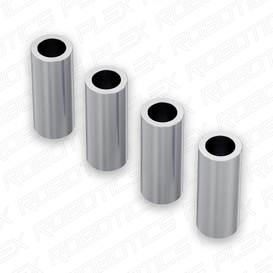 8mm ID Steel Spacer (12mm OD, 30mm Length) - 4 Pack
