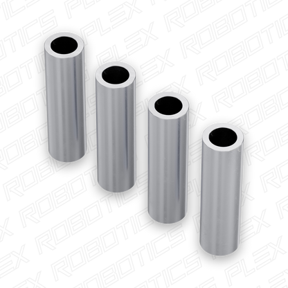 8mm ID Steel Spacer (12mm OD, 43mm Length) - 4 Pack