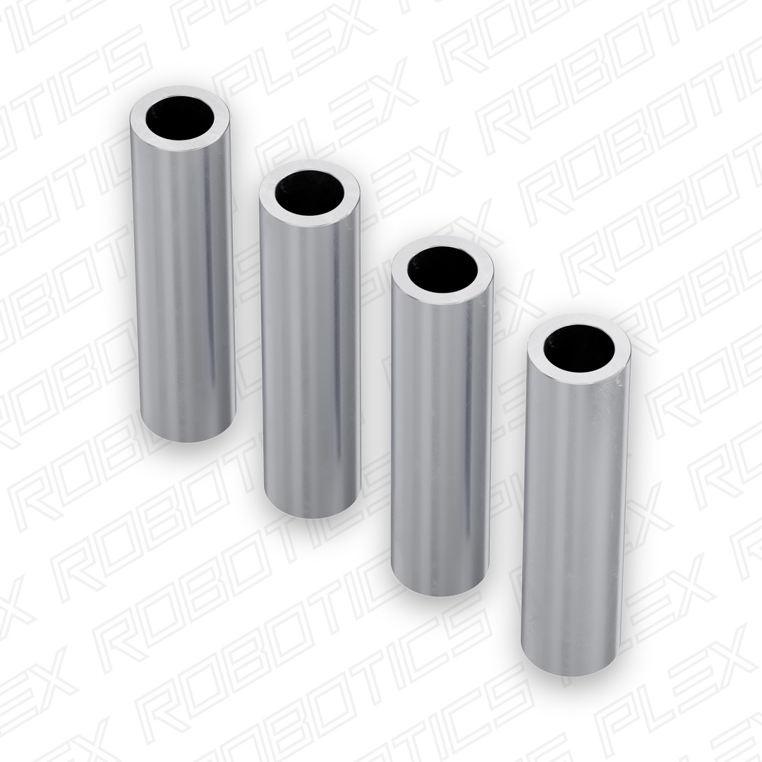 8mm ID Steel Spacer (12mm OD, 48mm Length) - 4 Pack