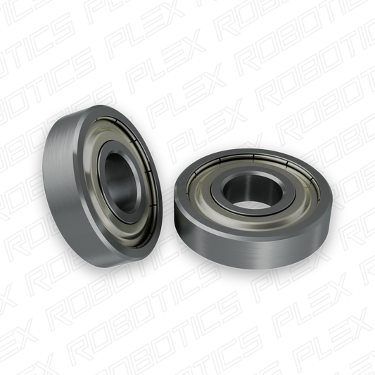 6mm ID Non-Flanged Ball Bearing (16mm OD, 4mm Thickness) - 2 Pack