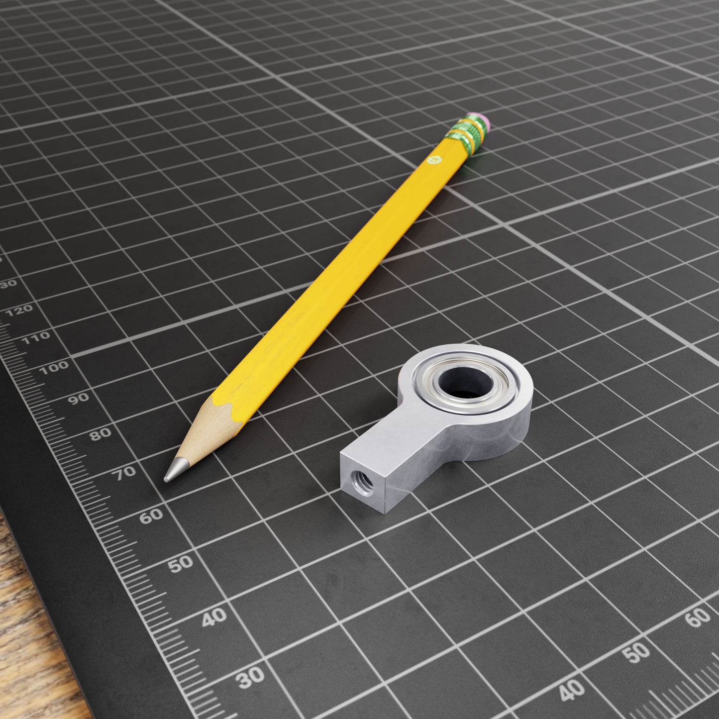 8mm Bore 1-Side, 1-Post Pillow Block (24mm Height)