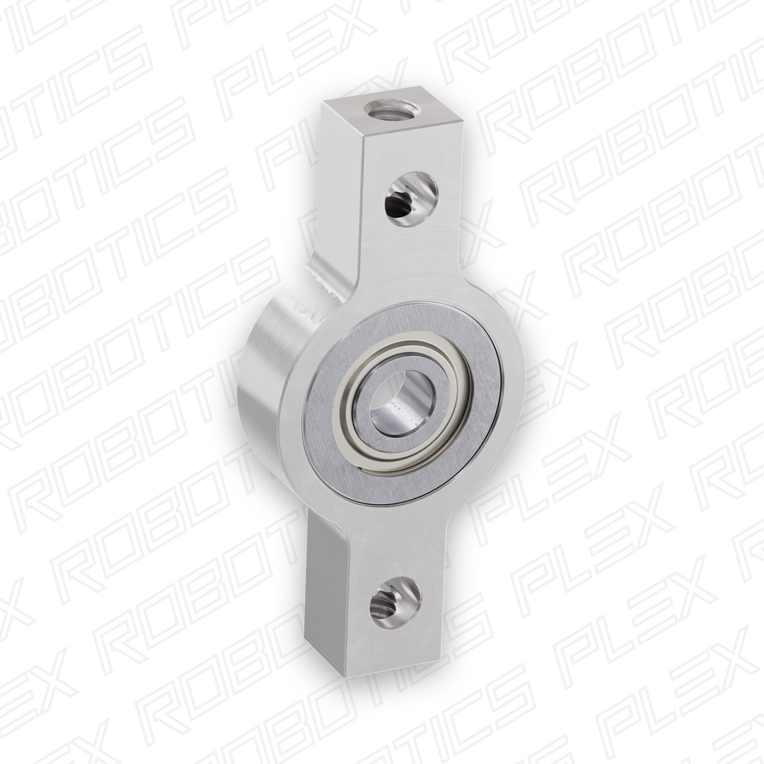 4mm Bore 2-Side, 1-Post Pillow Block (43mm Width)