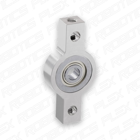 4mm Bore 2-Side, 1-Post Pillow Block (43mm Width)