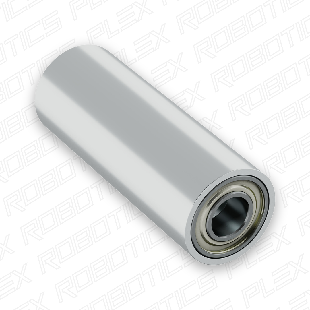 6mm Bore Dual Bearing Idler Roller (15mm OD, 41mm Length)