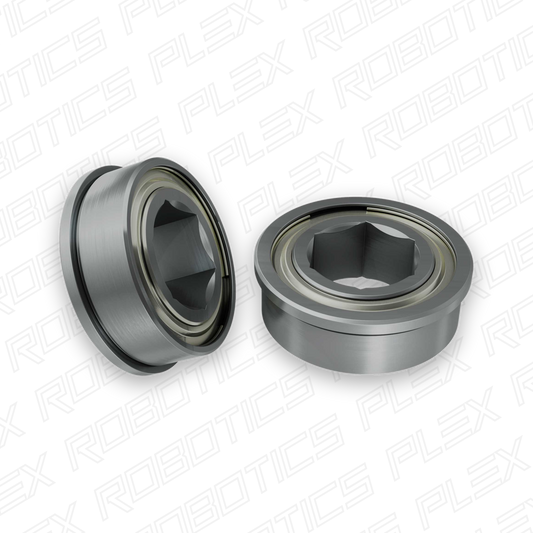 1611 Series Flanged Ball Bearing (8mm REX™ ID x 14mm OD, 5mm Thickness) - 2 Pack