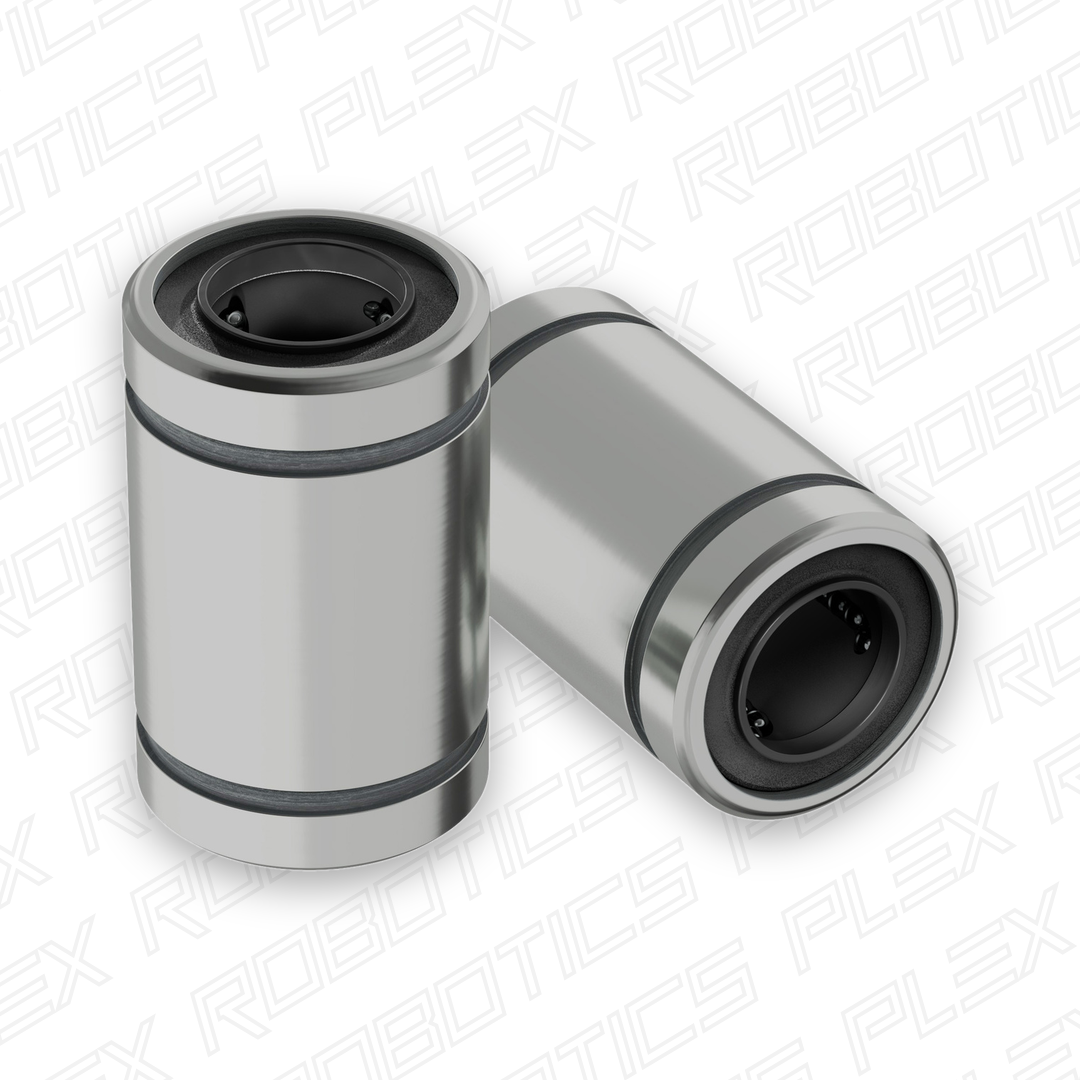 8mm ID Linear Ball Bearing (15mm OD, 24mm Length) - 2 Pack
