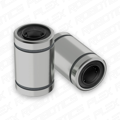 8mm ID Linear Ball Bearing (15mm OD, 24mm Length) - 2 Pack