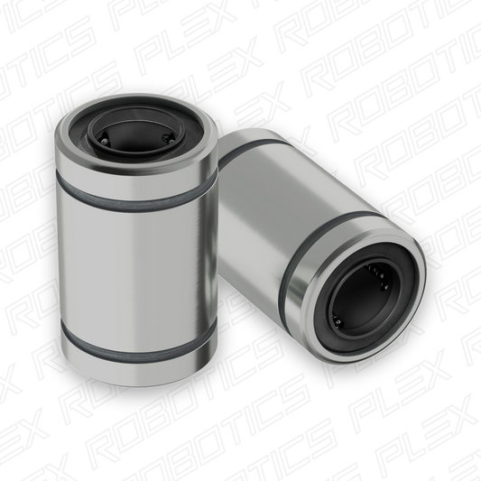 8mm ID Linear Ball Bearing (15mm OD, 24mm Length) - 2 Pack
