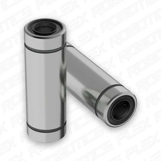 8mm ID Linear Ball Bearing (15mm OD, 45mm Length) - 2 Pack