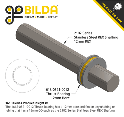 1613 Series Thrust Ball Bearing